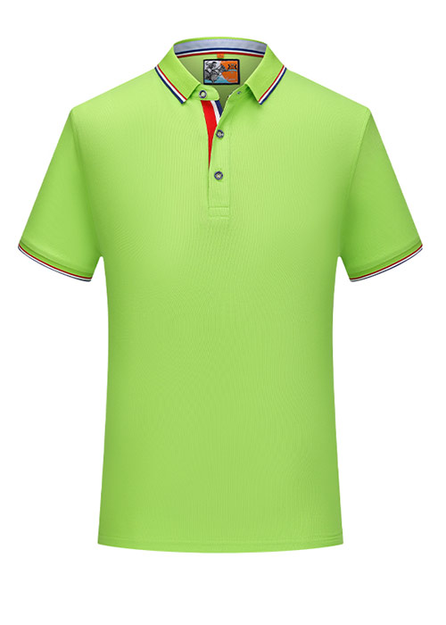 草綠色短袖翻領POLO衫